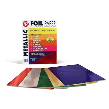Hygloss Products Metallic Foil Paper Assortment, PK60 810